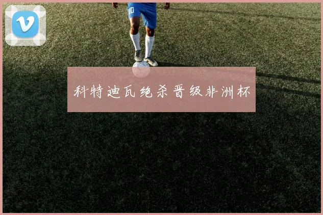 科特迪瓦绝杀晋级非洲杯