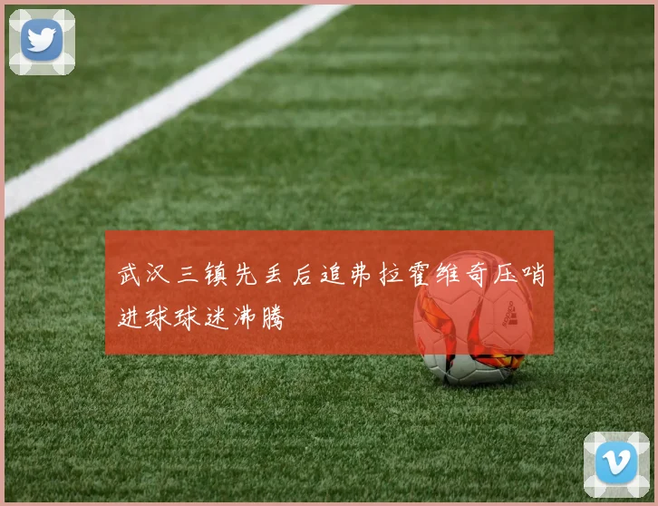 武汉三镇先丢后追弗拉霍维奇压哨进球球迷沸腾